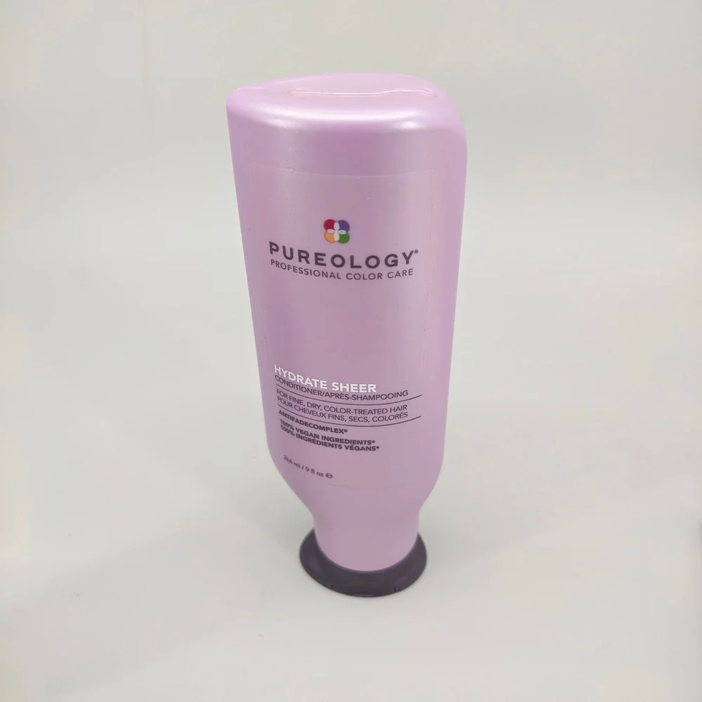 Pureology Hydrate Sheer Conditioner 9oz Vegan Color Treated Hair Care